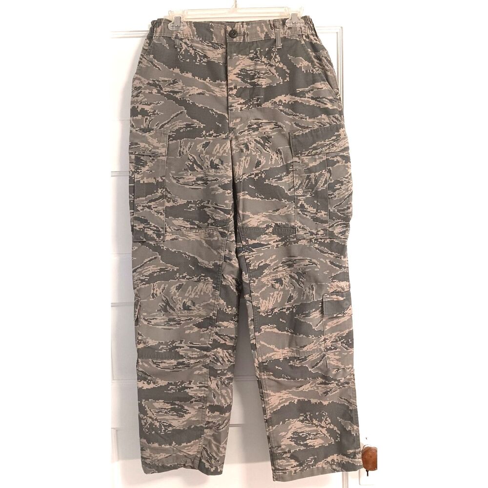 Air Force Camo Pant Men 30R Digital Tiger Cargo Utility Tactical Combat Workwear
